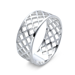 Classic Band Silver Ring NSR-2960